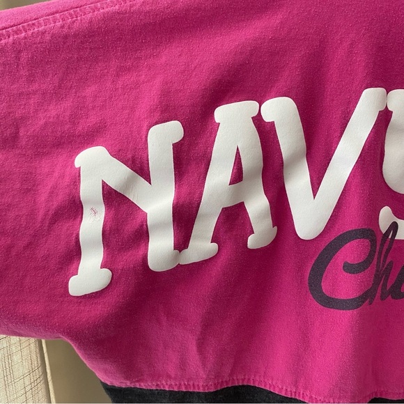 Boxercraft 'Navy Pier Chicago' Jersey Shirt Pink/Gray Sz Small - Picture 9 of 10